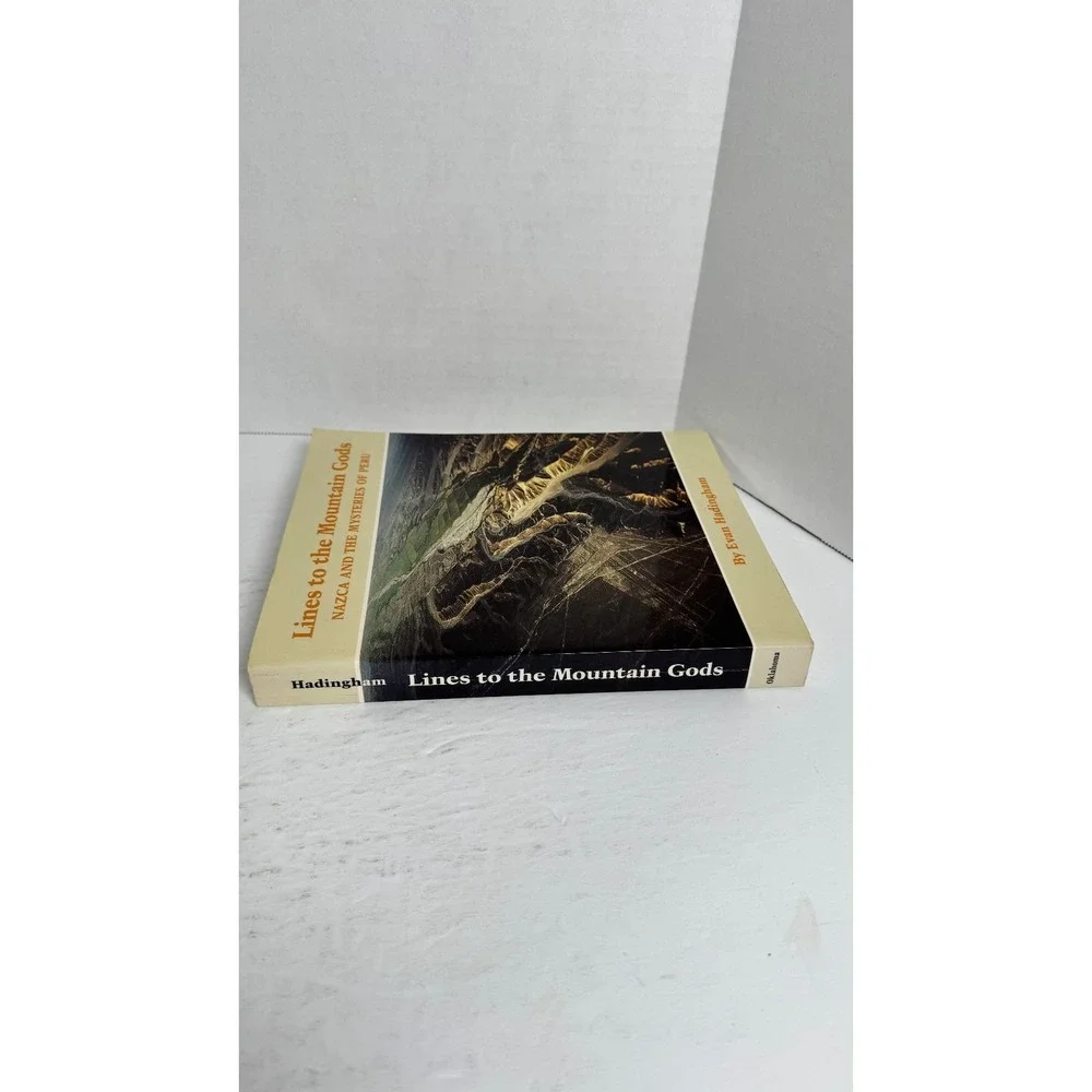 Lines to the Mountain Gods Evan Hadingham 1988 Paperback Nazca Peru Archaeology